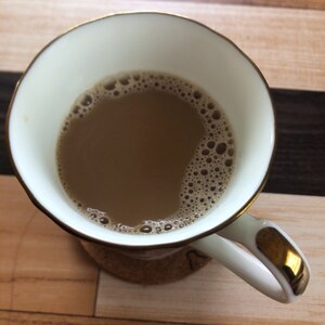 きな粉ミルクコーヒー♪食物繊維で腸を整えよう